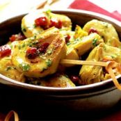 Artichoke Hearts with Ham