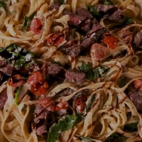 Creamy Steak Fettuccine