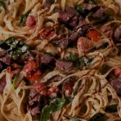 Creamy Steak Fettuccine