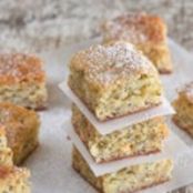 White Chocolate Lemon Poppyseed Blondies