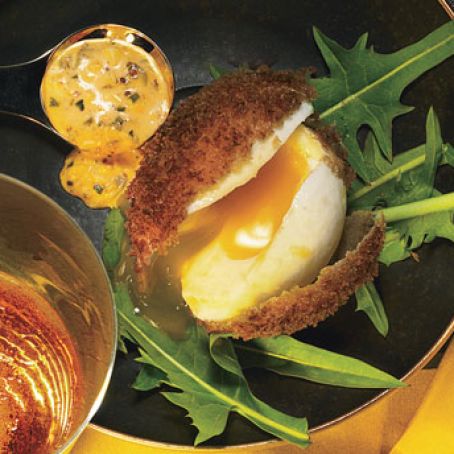 Deep Fried Eggs w/Sriracha Remoulade