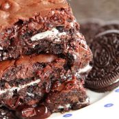 Cookies ‘N Cream Oreo Fudge Brownies