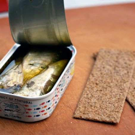FISH****Sardines and Crackers with Cream Cheese