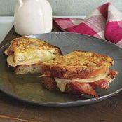 Apple, Cheddar and Bacon Monte Cristos