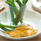 Green Beans with Carrot-Dill Dip