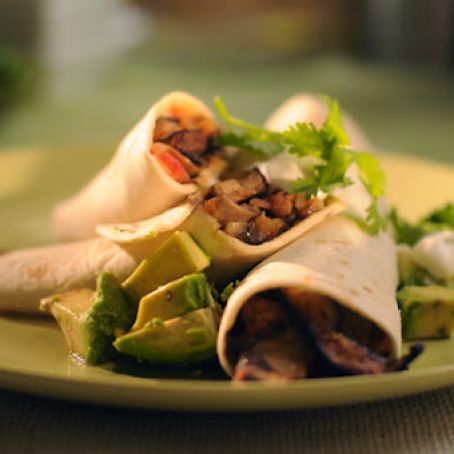 Vegetarian - Mushroom Enchiladas