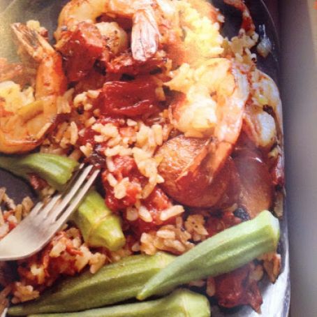 Shrimp & Kielbasa Jambalaya - 9 Points