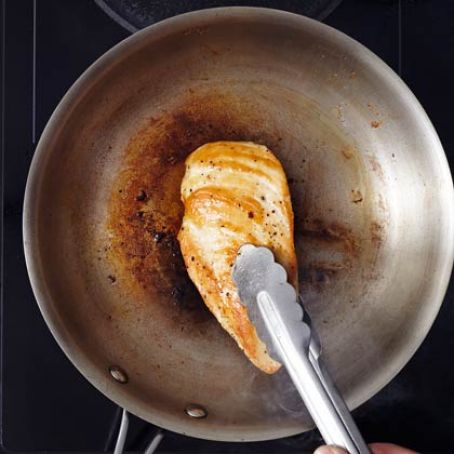 Chicken with Wine-Herb Sauce