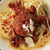 Supersize Meatballs in Marinara Sauce