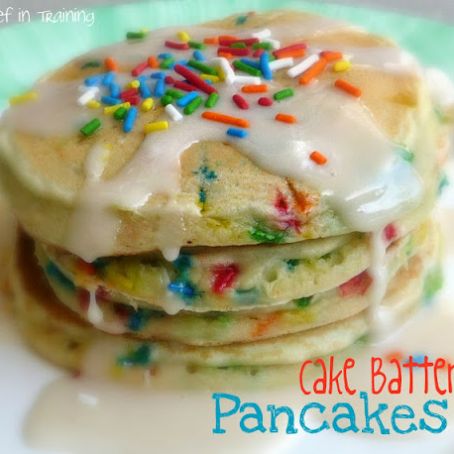 Cake Batter Pancakes