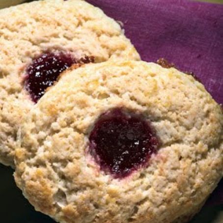 DOUBLE LEMON THUMBPRINT SCONES