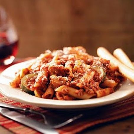 Eggplant Zucchini Bolognese