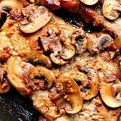 Garlic Mushroom Pork Chops