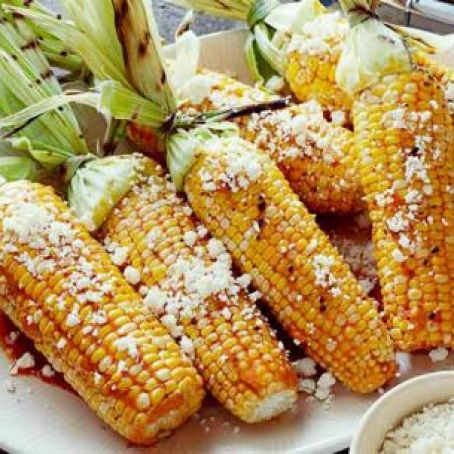 Chili Cheese Grilled Corn