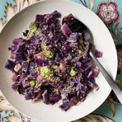 Red Cabbage Stir-Fry with Coconut