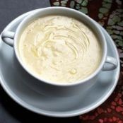 Cauliflower, Potato and Cheddar Soup