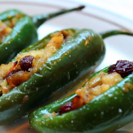 Shrimp-Stuffed Jalapeño Peppers with Honey Vinaigrette