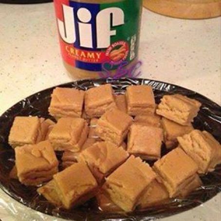 PEANUT BUTTER MICROWAVE FUDGE