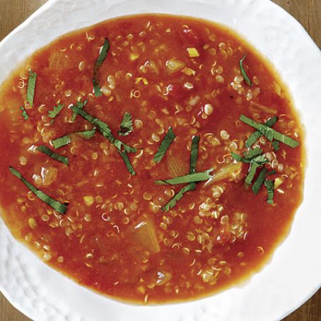 Curried Tomato Soup with Fragrant Quinoa