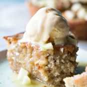 Caramel Apple Skillet Cake
