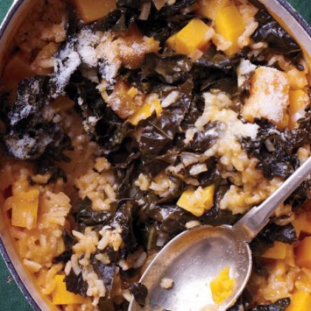 Butternut Squash Baked Risotto