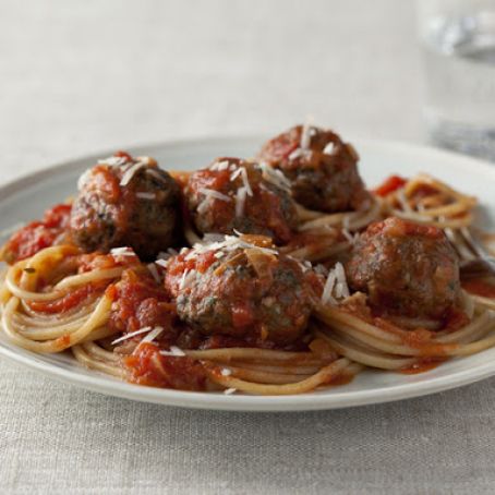 Old-Fashioned Spaghetti and Meatballs