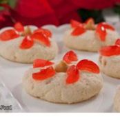 Poinsettia Cookies