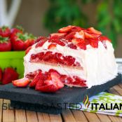 Strawberry Shortcake No-Bake Ice Box Cake
