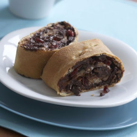 Chocolate-Cherry Stromboli
