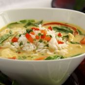 Vietnamese Style Vegetarian Curry Soup