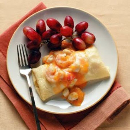 Seafood Crepes Bearnaise