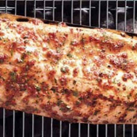 Grilled Cedar-Planked Salmon