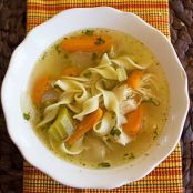 Chicken noodle soup by Jamie