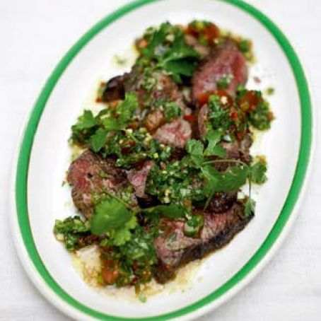 steak and salsa verde