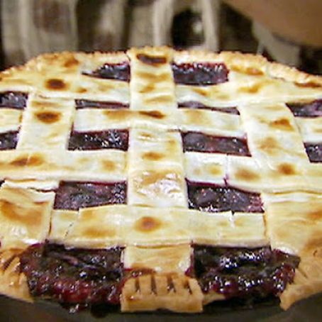 Alton Brown's Frozen Blueberry Pie