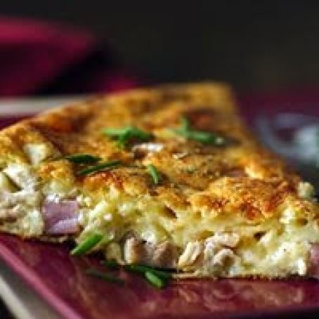 Chicken Cordon Bleu Impossibly Easy Pie