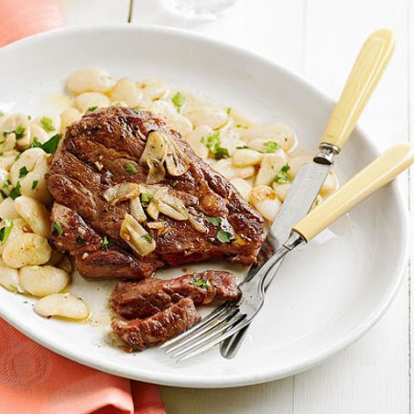 Pan Fried Garlic Steak