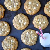 White Chocolate Cheesecake Cookies