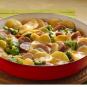 Potato, Broccoli and Sausage Skillet