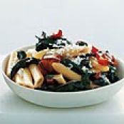 Pasta with Kielbasa and Swiss Chard