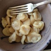 Homemade Orecchiette {egg-free pasta}