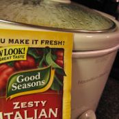 Italian Crock pot Chicken and rice