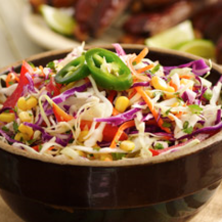 Spicy Chili Lime Coleslaw