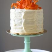 Tangerine Wedding Cake