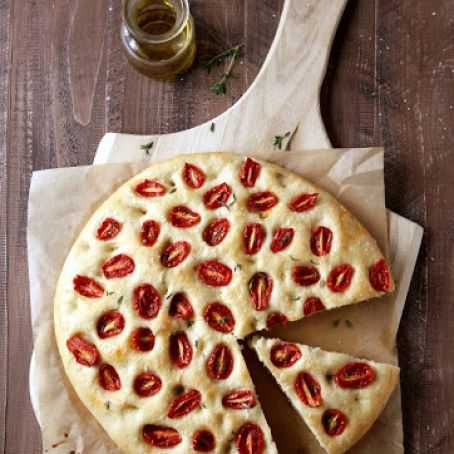 Roasted Tomato Focaccia Bread