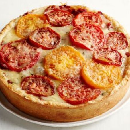 Tomato-Fontina Torte with Rosemary Crust