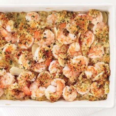 Garlicky Baked Shrimp