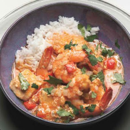 Thai Shrimp-Halibut Curry