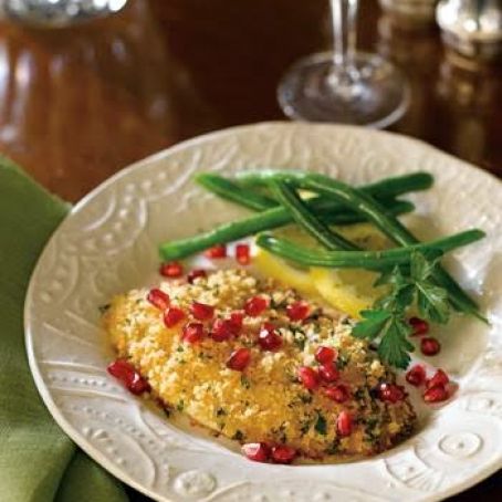 Pomegranate and Lemon-Herb Tilapia