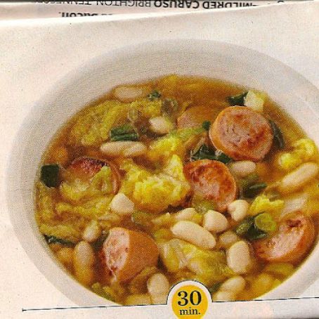 Hearty Cannellini & Sausage Soup